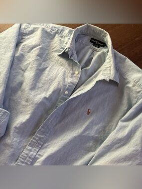 Ralph Lauren Light Blue Classic Oxford Button-Down Shirt